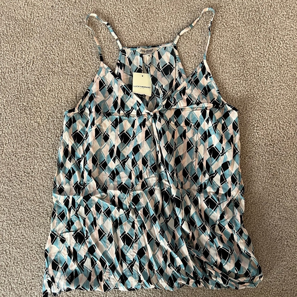 NWT Lucky Brand Patterned Top
